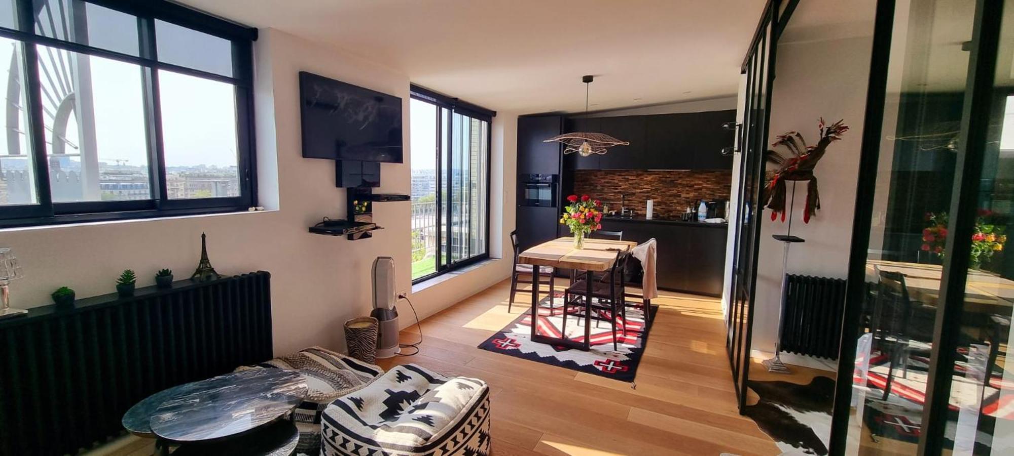 Appartement Vue Tour Eiffel Paris 16 Eme Εξωτερικό φωτογραφία